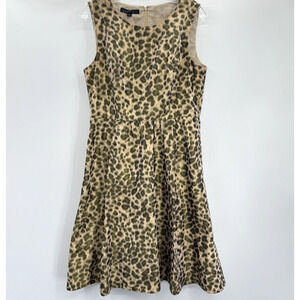 Lafayette 148 New York Leopard Print Dress
